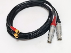 Cable Lemo01 - Microdot seal 2m dual cable RG174